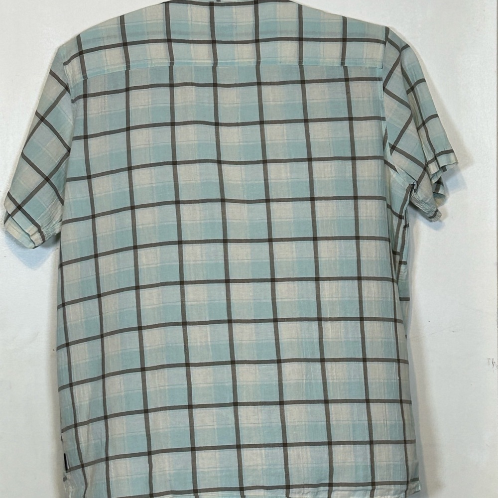 Patagonia‎ Men's Sky Blue Plaid Shirt - Picture 9 of 10